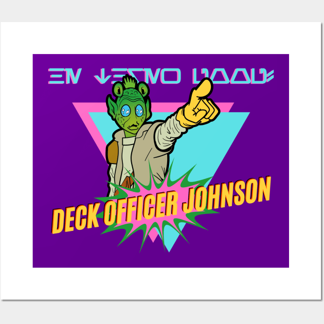 DECK OFFICER JOHNSON Wall Art by kenocaster